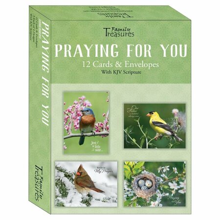 GO-GO Boxed - Card Praying for You-Songbirds - 12PK GO3321692